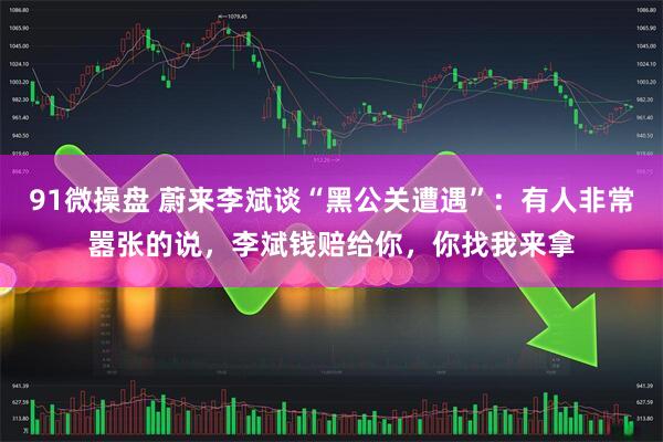 91微操盘 蔚来李斌谈“黑公关遭遇”：有人非常嚣张的说，李斌钱赔给你，你找我来拿