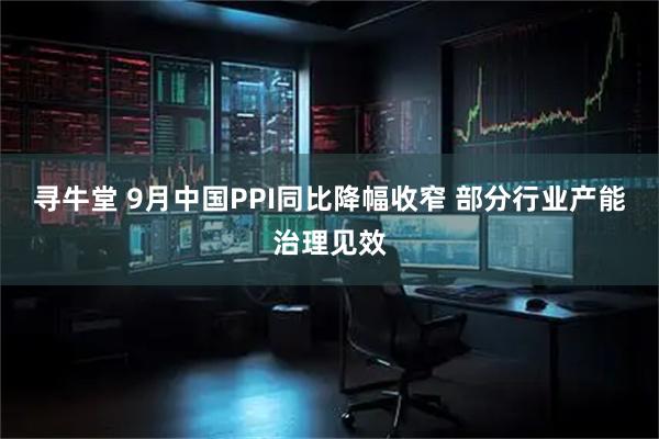 寻牛堂 9月中国PPI同比降幅收窄 部分行业产能治理见效